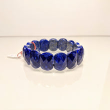 Load image into Gallery viewer, PREMIUM COLLECTION - Royal Lapis Lazuli gem cut bracelet
