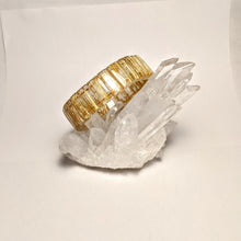 Load image into Gallery viewer, PREMIUM COLLECTION - Golden Rutilated Quartz CUFF Bracelet
