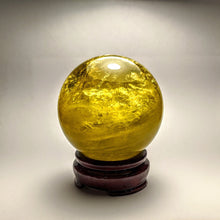 Load image into Gallery viewer, Crystal collection - Citrine sphere / Golden Citrine on stand
