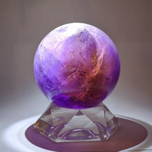 Load image into Gallery viewer, Amethyst sphere on stand -  Crystal collection
