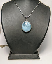 Load image into Gallery viewer, Aquamarine Pendant - Silver casing
