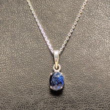 Load image into Gallery viewer, PREMIUM COLLECTION - Natural untreated Blue Sapphire Pendant
