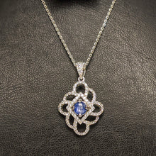 Load image into Gallery viewer, PREMIUM COLLECTION - Natural untreated Blue Sapphire Pendant

