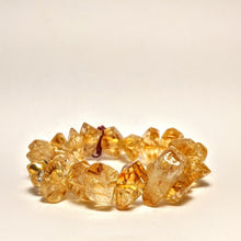 Load image into Gallery viewer, PREMIUM COLLECTION - HIGH FREQUENCY RAW CITRINE BRACELET/ Golden Citrine
