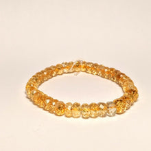 Load image into Gallery viewer, PREMIUM COLLECTION - High frequency Citrine Bracelet- Gem cut
