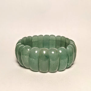 Green Aventurine Bracelet - Cuff bracelet