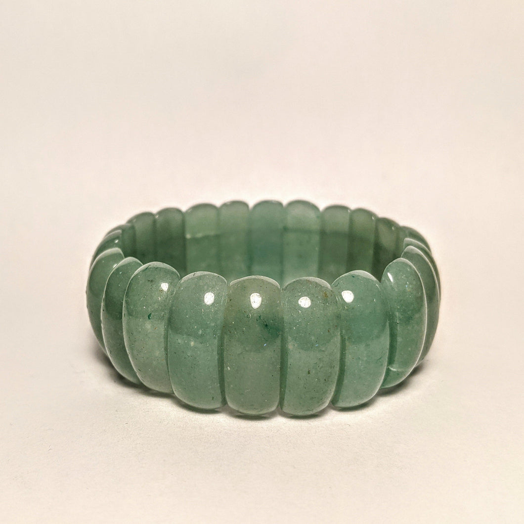 Green Aventurine Bracelet - Cuff bracelet