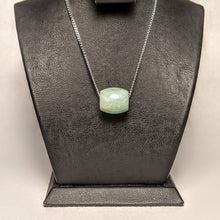 Load image into Gallery viewer, Jade Barrel pendant - green Jade

