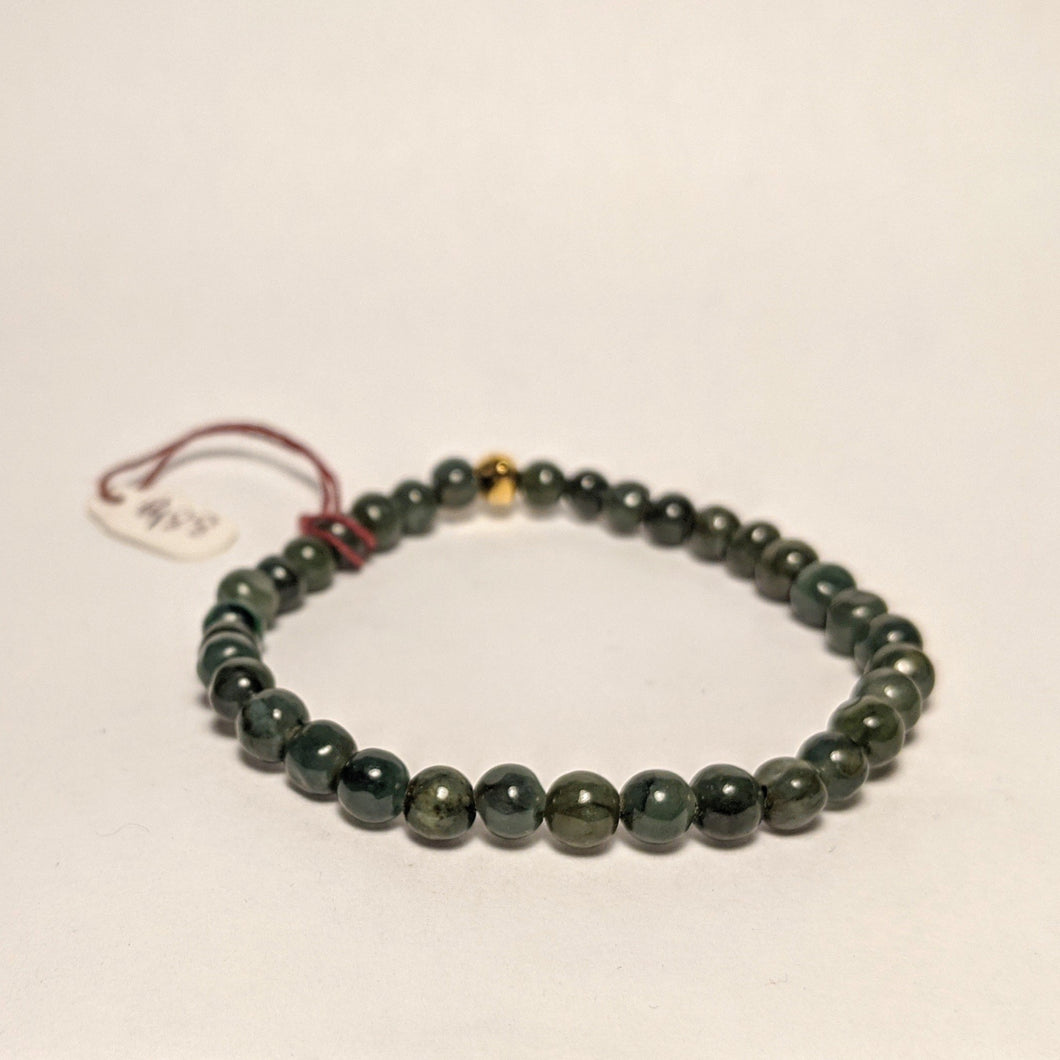 Dark green Jade bracelet - small