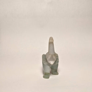 Jade Elephant statute  -Crystal Collection / Handmade