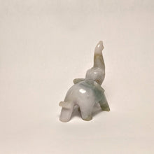 Load image into Gallery viewer, Jade Elephant statute  -Crystal Collection / Handmade
