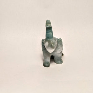 Jade Elephant statute  -Crystal Collection / Handmade