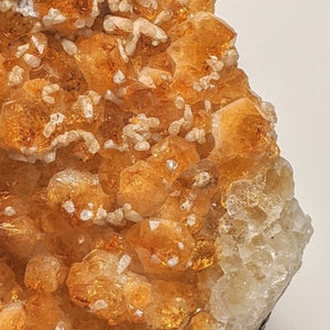 Crystal collection - Citrine Geode on stand / Natural Golden Citrine on stand