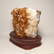 Load image into Gallery viewer, Crystal collection - Citrine Geode on stand / Natural Golden Citrine on stand
