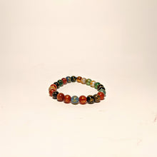 Load image into Gallery viewer, Agate Bracelet - Multi color natural stones
