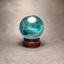 Load image into Gallery viewer, Fluorite Quartz Sphere  / green Fluorite- Crystal Collection
