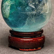 Load image into Gallery viewer, Fluorite Quartz Sphere  / green Fluorite- Crystal Collection
