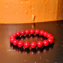 Load image into Gallery viewer, Red Coral bracelet - Natural Coral

