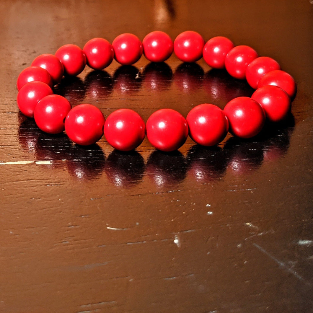 Red Coral bracelet - Natural Coral