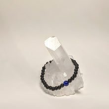 Load image into Gallery viewer, Onyx and Lapis lazuli bracelet
