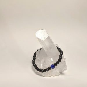 Onyx and Lapis lazuli bracelet
