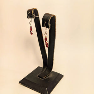 PREMIUM COLLECTION - Ruby Sterling Silver earrings