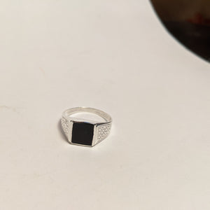 American Onyx ring / Sterling Silver handmade ring