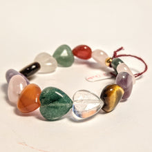 Load image into Gallery viewer, Seven Chakra hearts Bracelet
