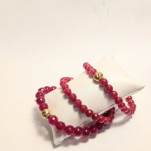 Load image into Gallery viewer, PREMIUM COLLECTION - Smaller Ruby bracelet
