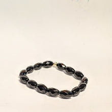 Load image into Gallery viewer, PREMIUM COLLECTION - Black Tourmaline bracelet / 14k yellow Gold bead
