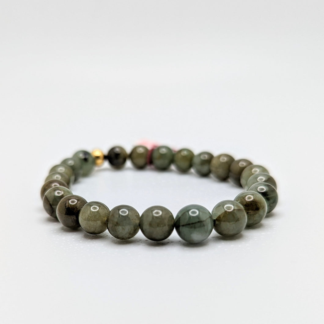 Dark green Jade bracelet