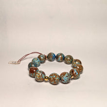 Load image into Gallery viewer, Turquoise bracelet   -  Large / gem cut
